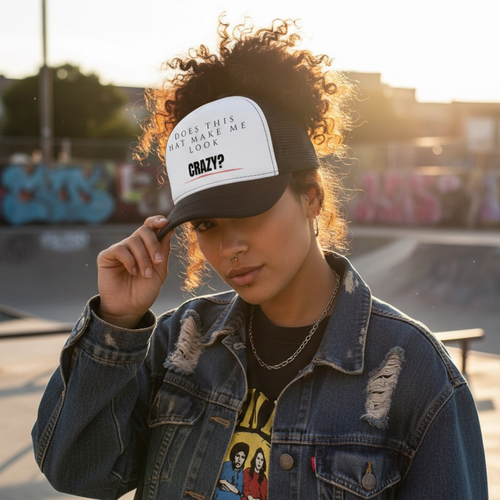 The "Crazy?" Signature Trucker Hat